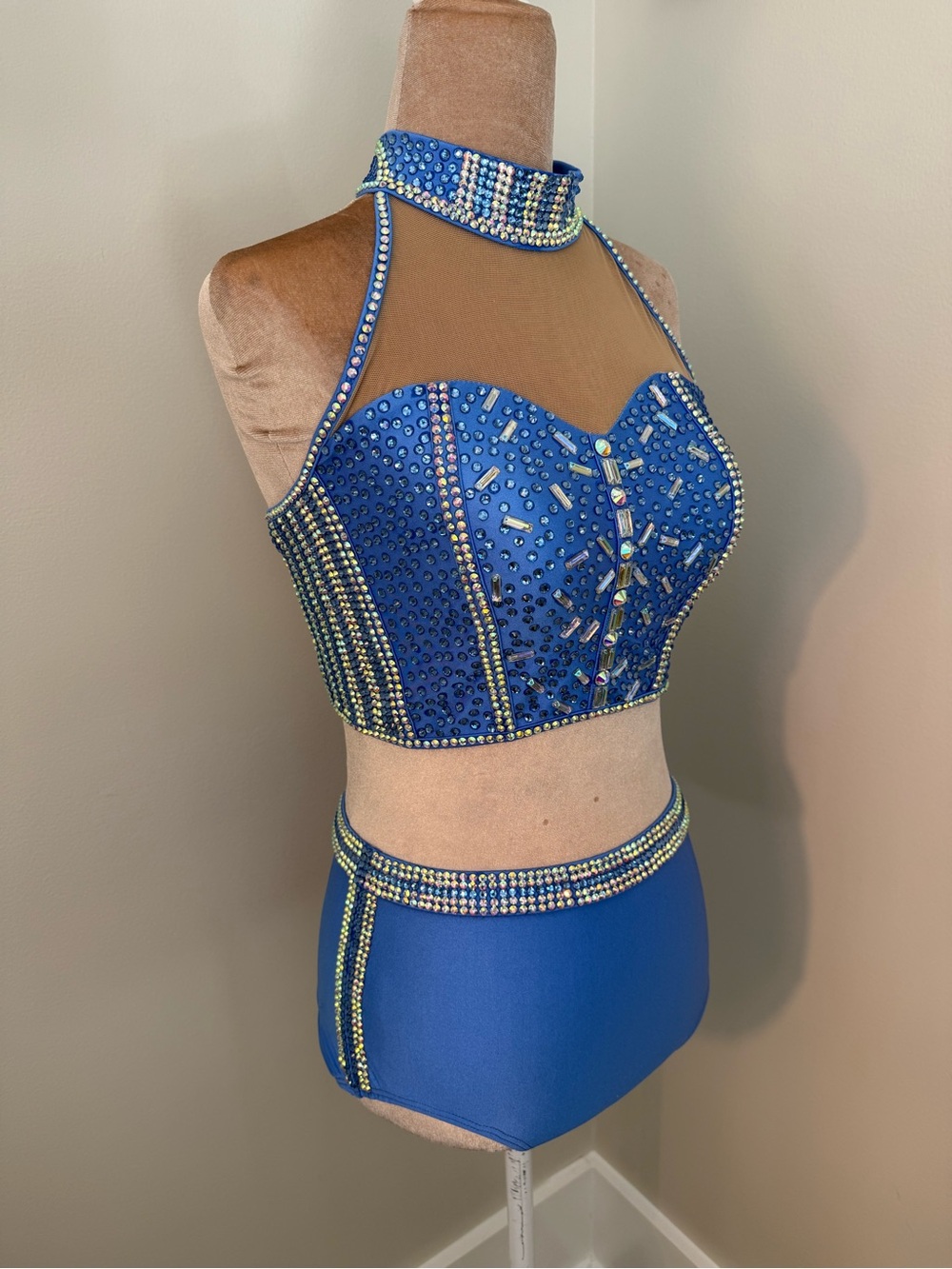 Blue Competition dance costume